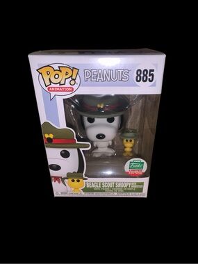 2020 Vaulted Funko Shop Excl Peanuts “Beagle Scout Snoopy & Woodstock” Funko Pop
